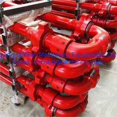 Oilfield High Pressure Cementing Acid Fracturing Hose Loop With Integral Fig1502