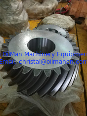 Forged Spiral Bevel Gear Set Alloy Steel 90 Degree Shaft Angle